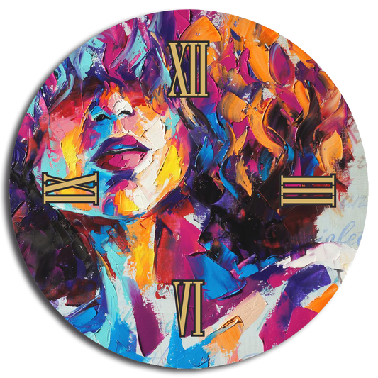 Horloge ronde en verre IRENE