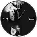 Horloge ronde en verre ARES