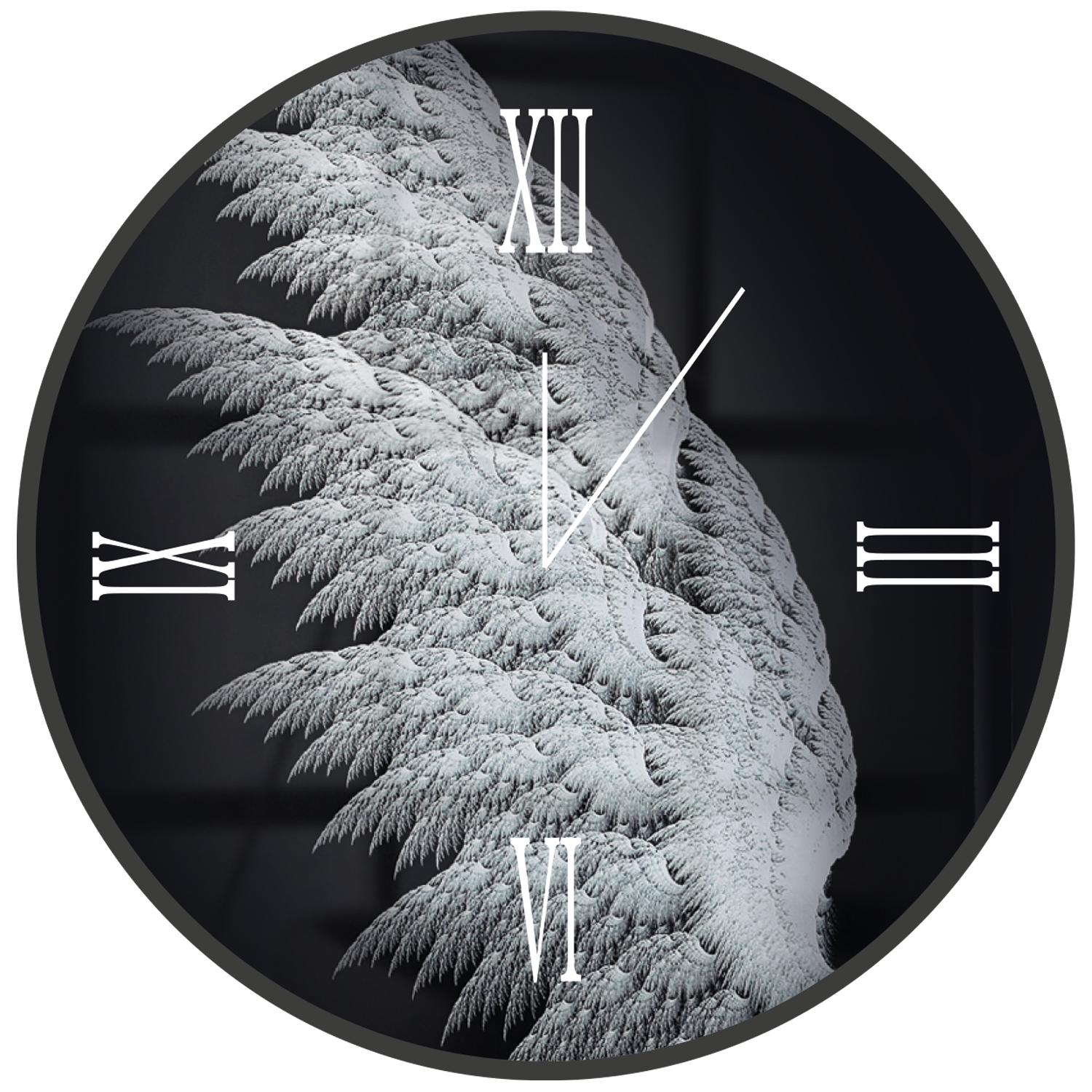 Orologio tondo in vetro WINGS