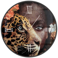 Orologio tondo in vetro SAFARI