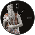Orologio tondo in vetro MOSE'