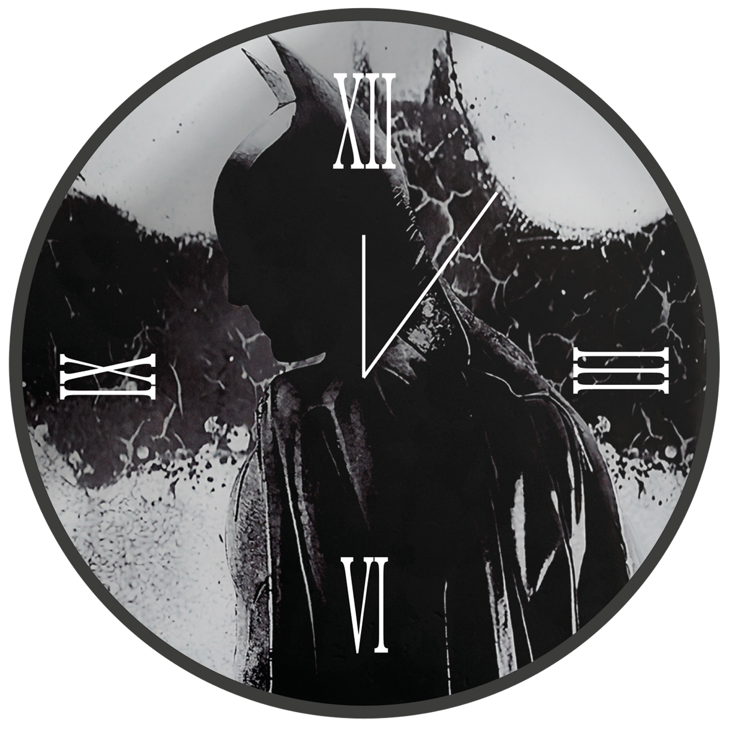 Orologio tondo in vetro BATMAN-N