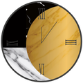 Horloge ronde en verre CUBIQUE