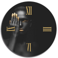 Horloge ronde en verre ECATE
