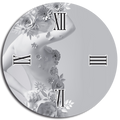 Horloge ronde en verre ATENA