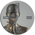 CALLIOPE round glass clock