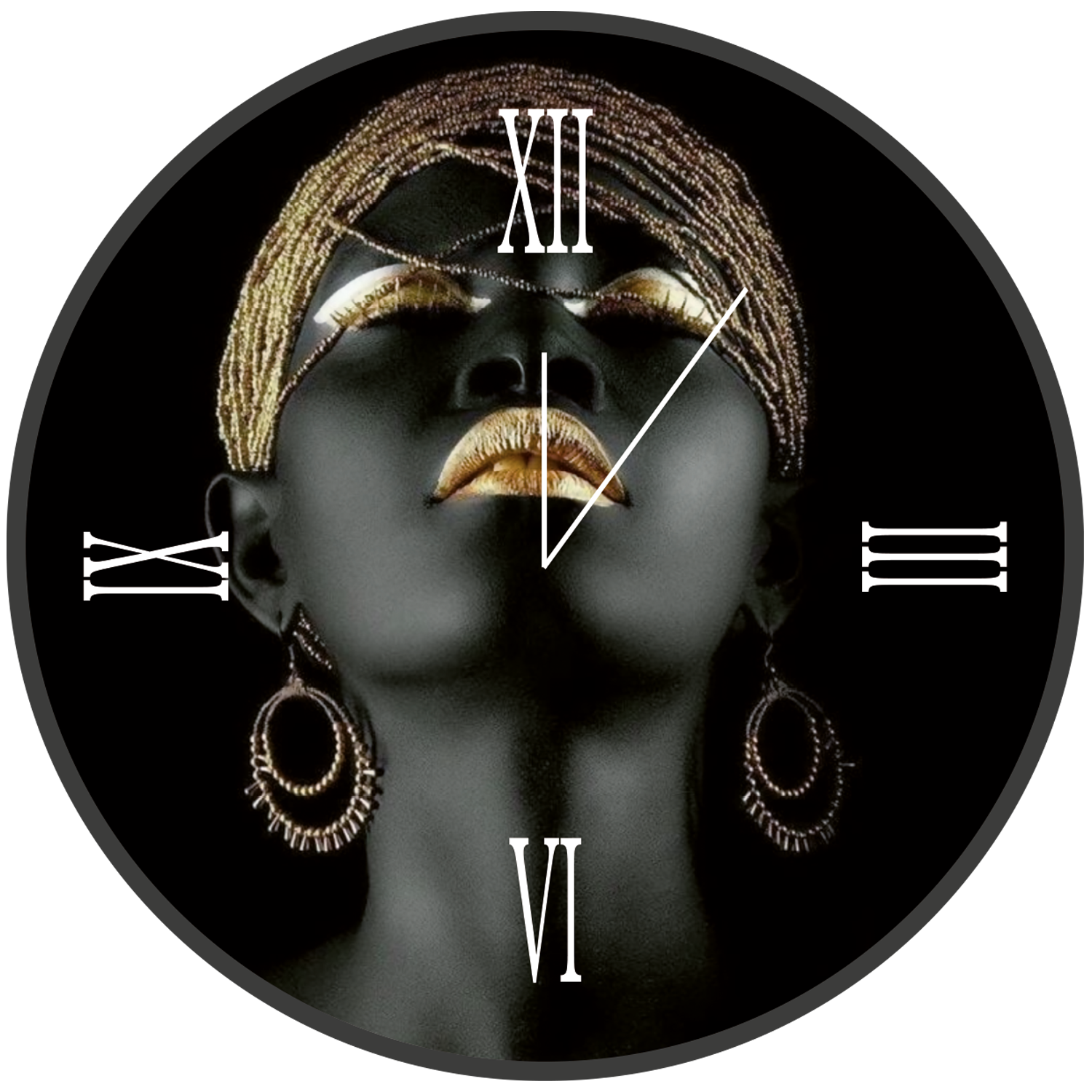 Orologio tondo in vetro VOGUE