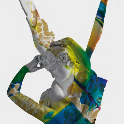 Glass painting LOVE AND PSYCHE