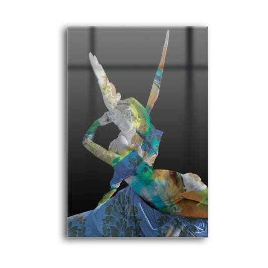 Glass painting LOVE AND PSYCHE