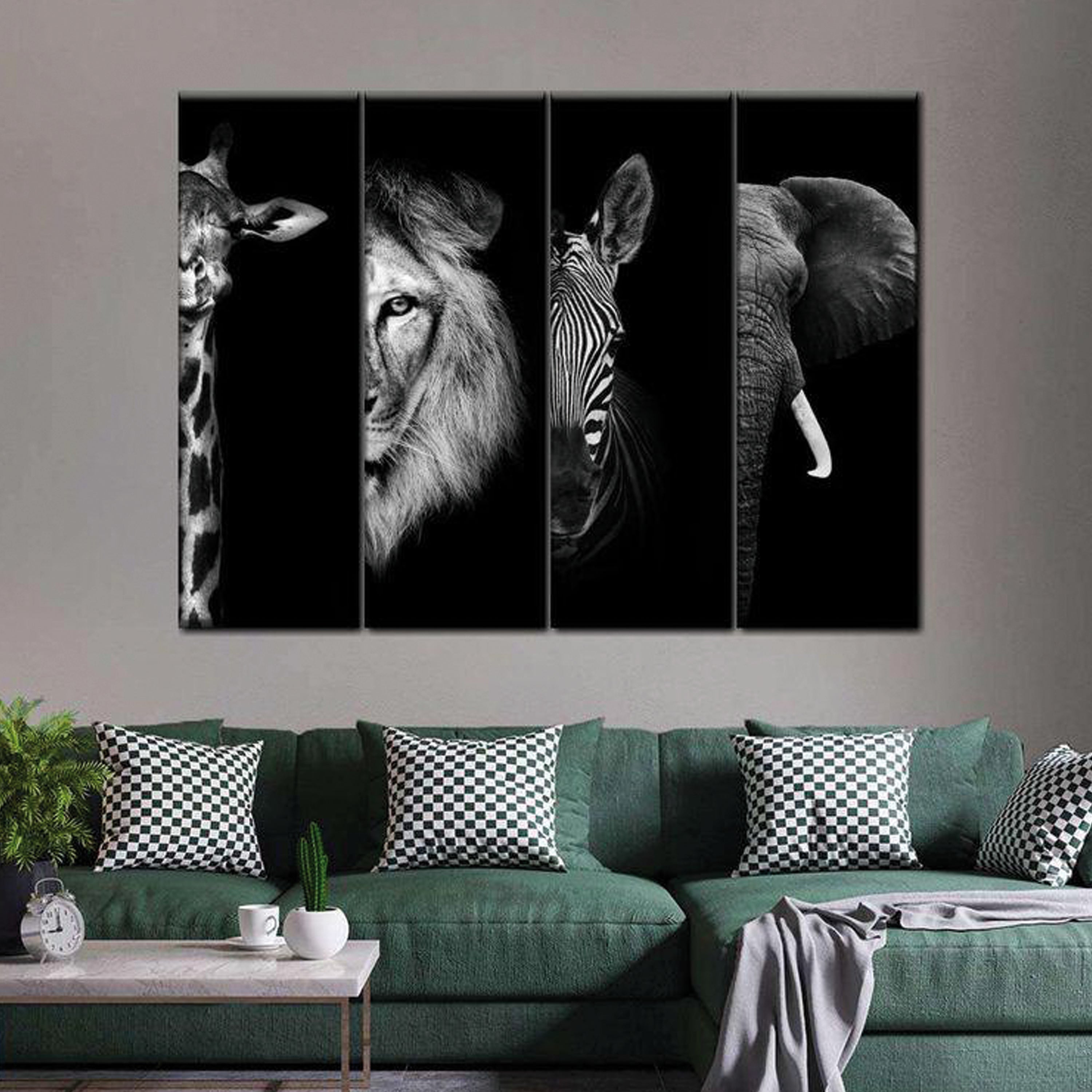 Tableau en verre ANIMAUX