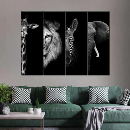 ANIMALS glass picture
