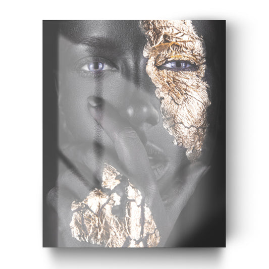 PHILIA GOLD glass picture