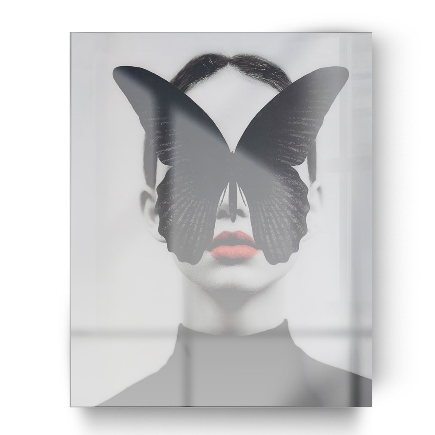BUTTERFLY glass picture