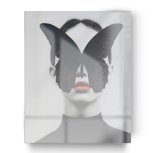 BUTTERFLY glass picture