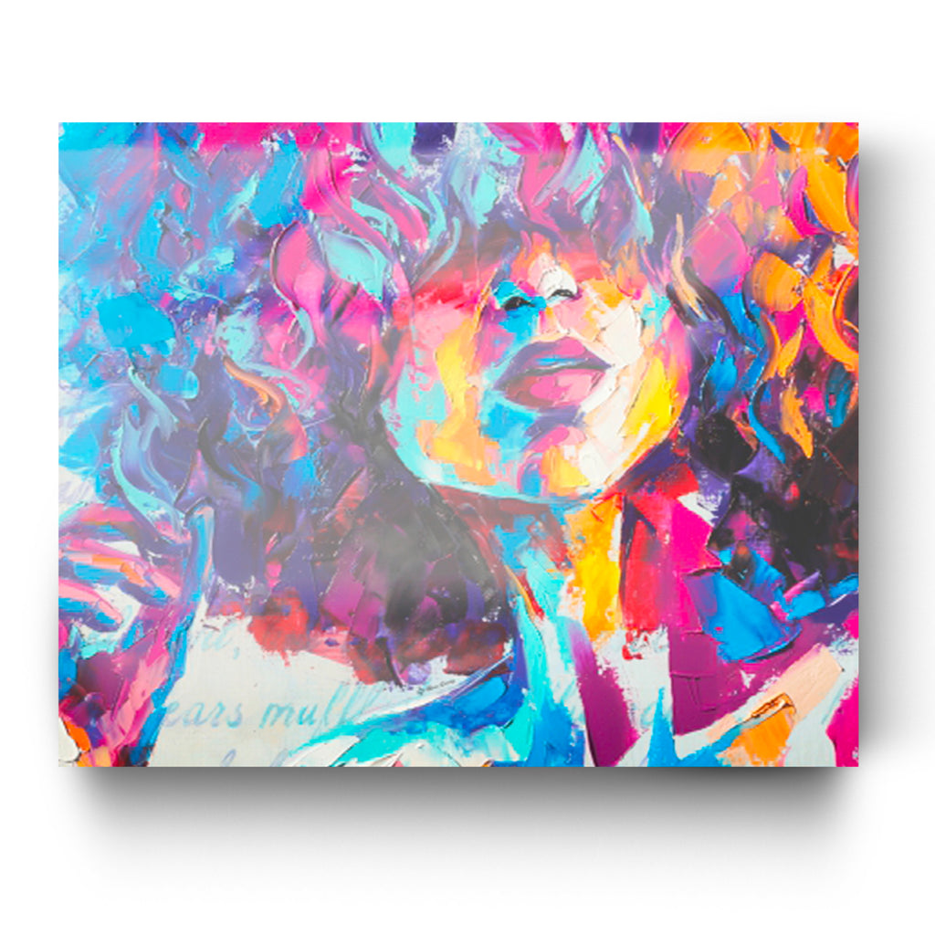 Glass painting FLUID ART POWDER