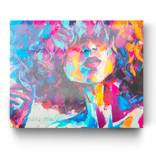 Glass painting FLUID ART POWDER