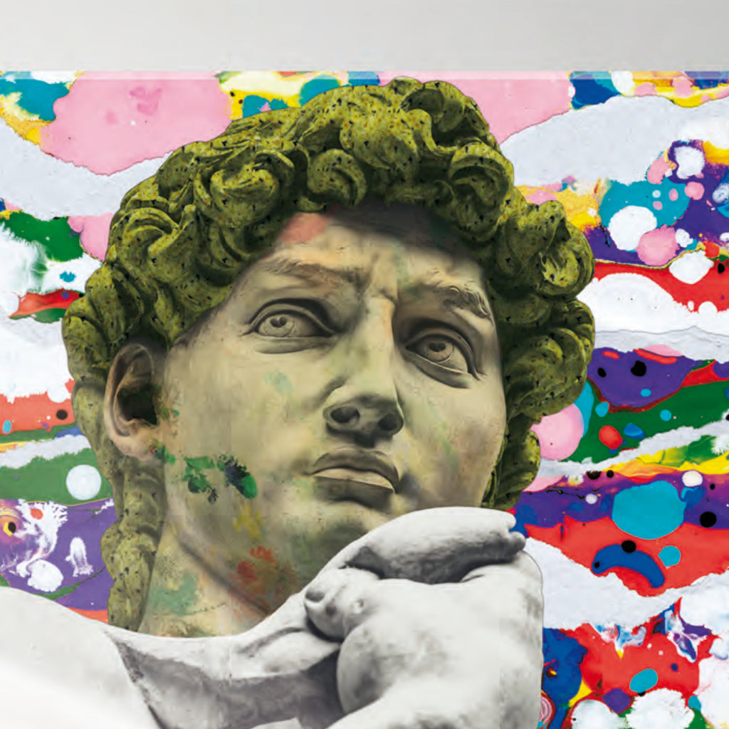 Tableau en verre DAVID COLOR