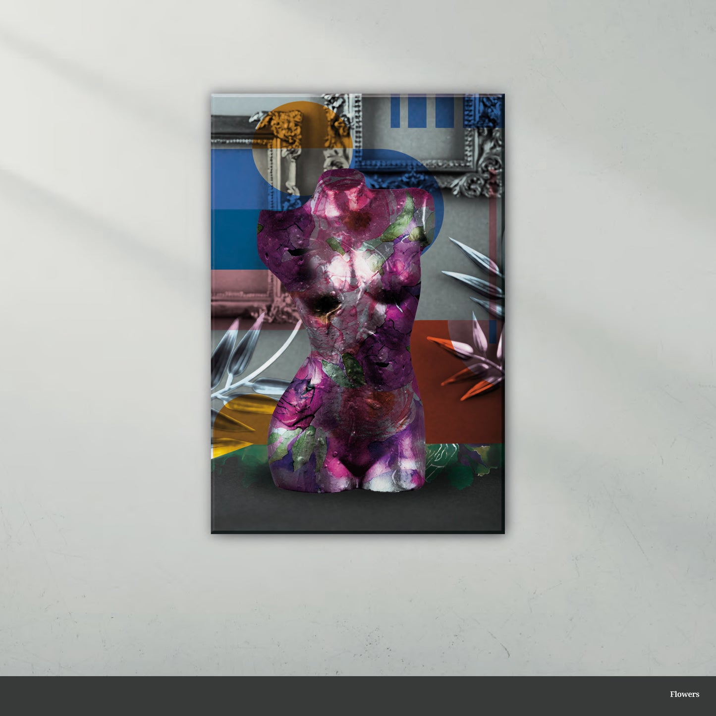 Quadro in vetro FLOWERS