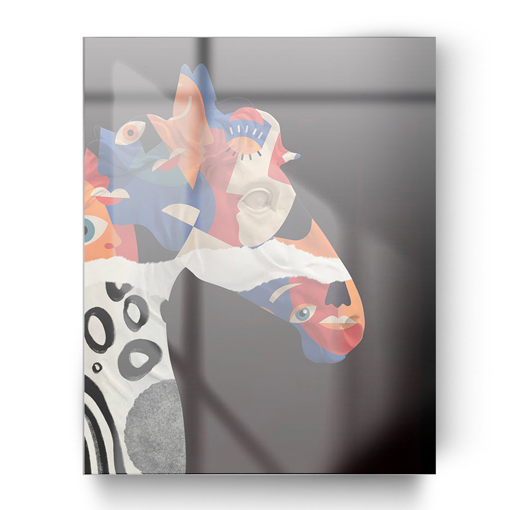 Image en verre CHEVAL