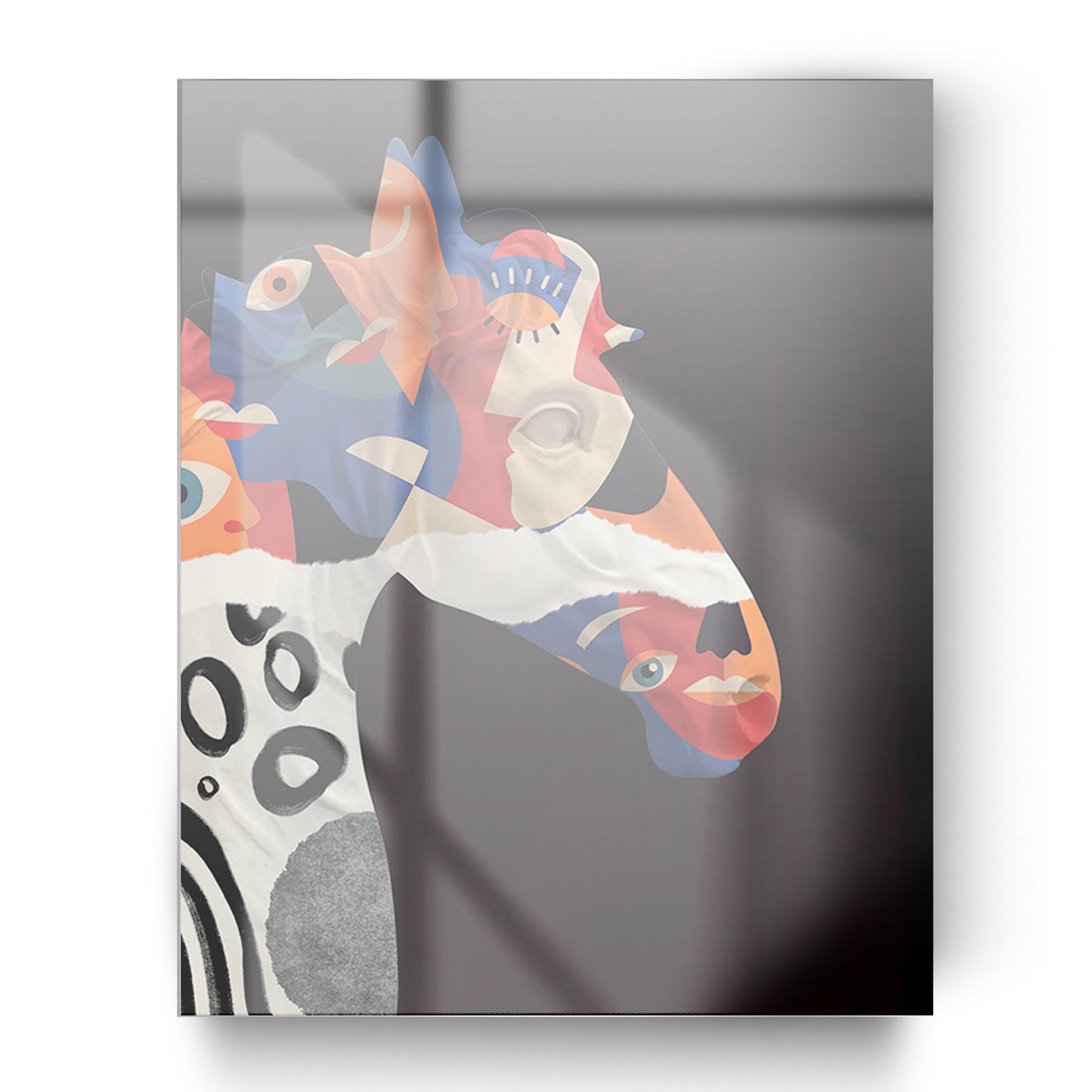 HORSE glass picture