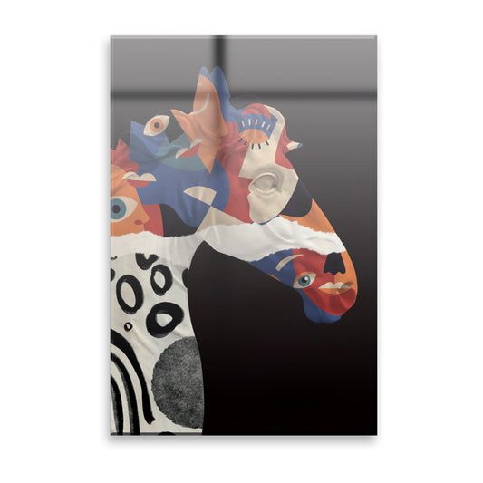 HORSE glass picture