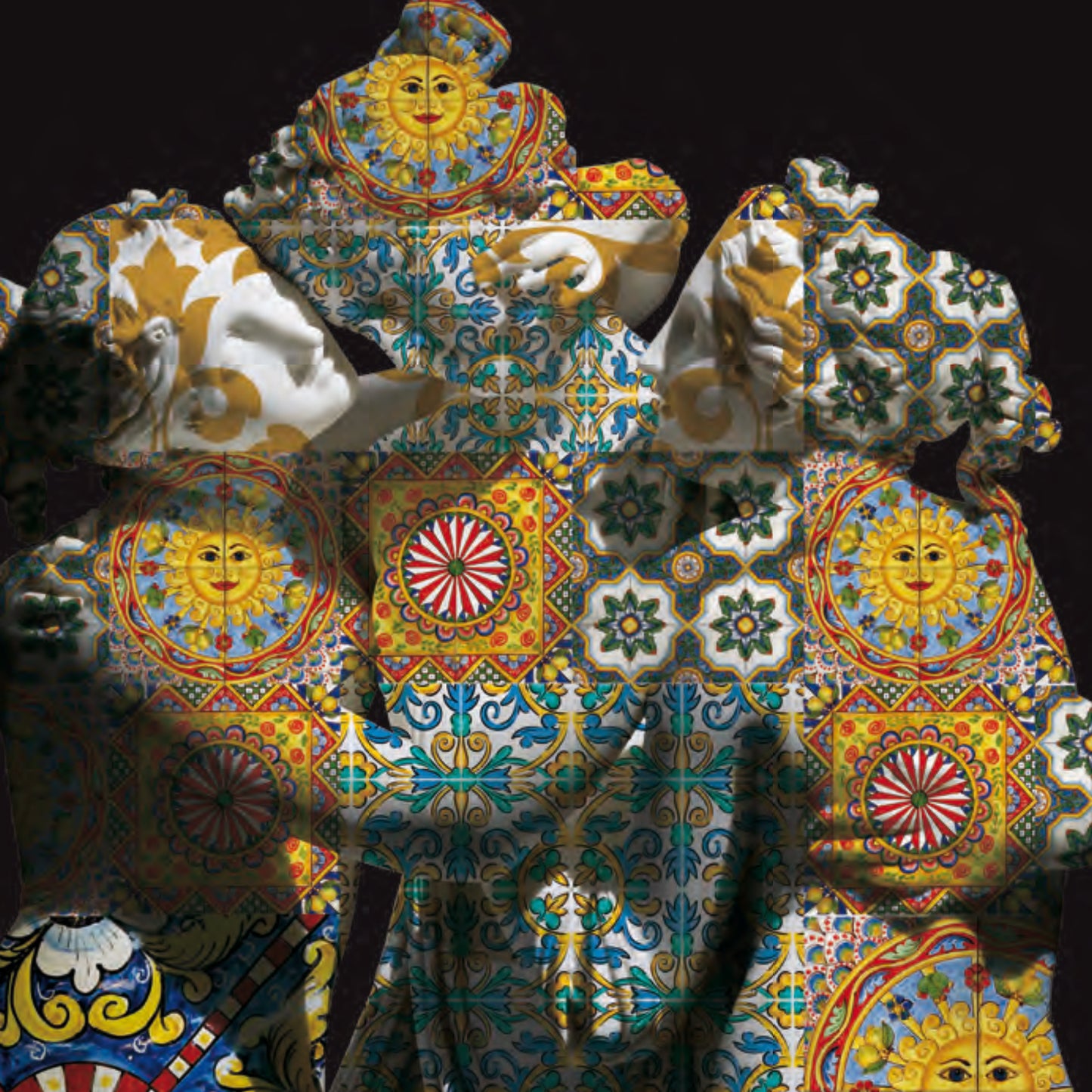 Glass painting THE THREE GRACES