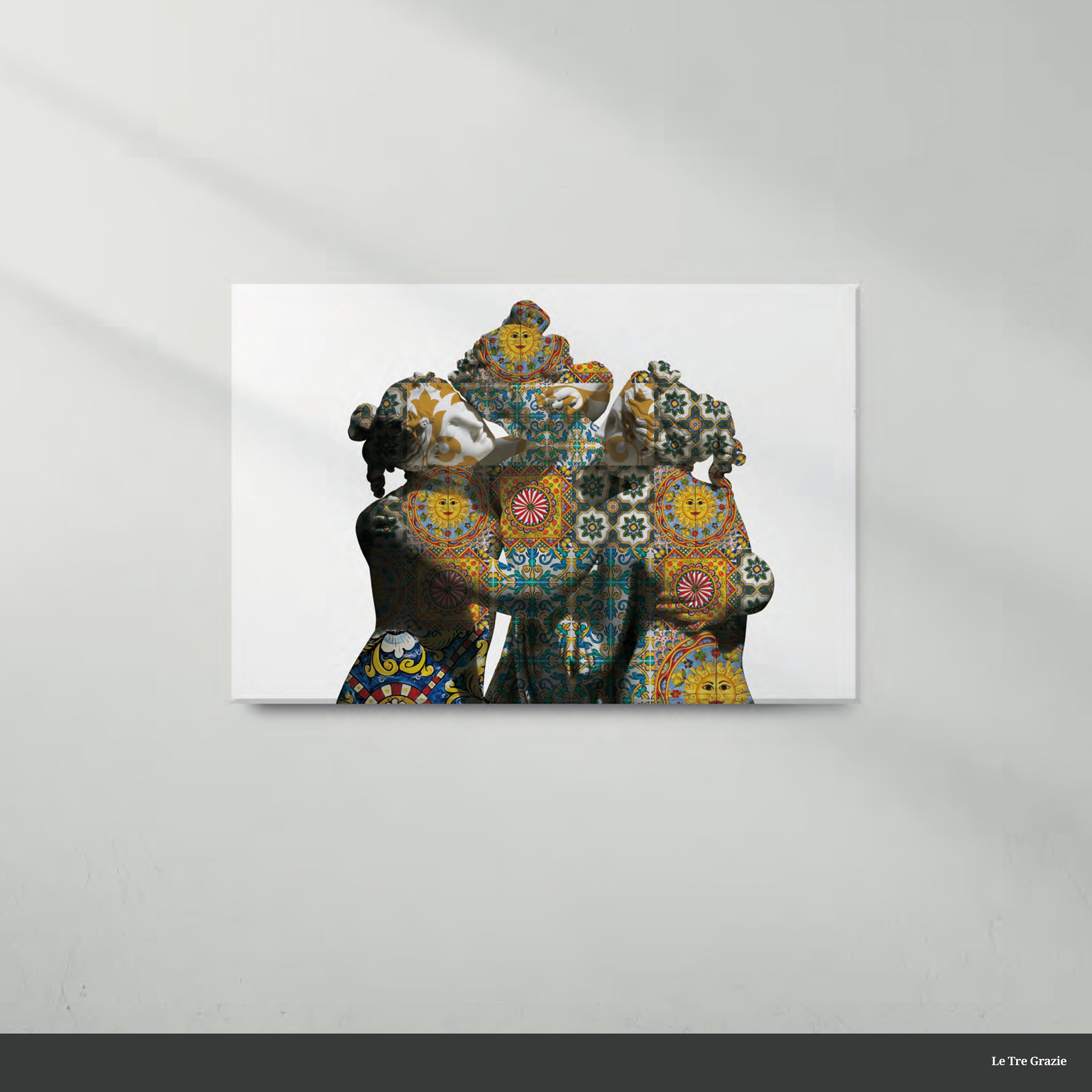 Peinture sur verre LES TROIS GRÂCES