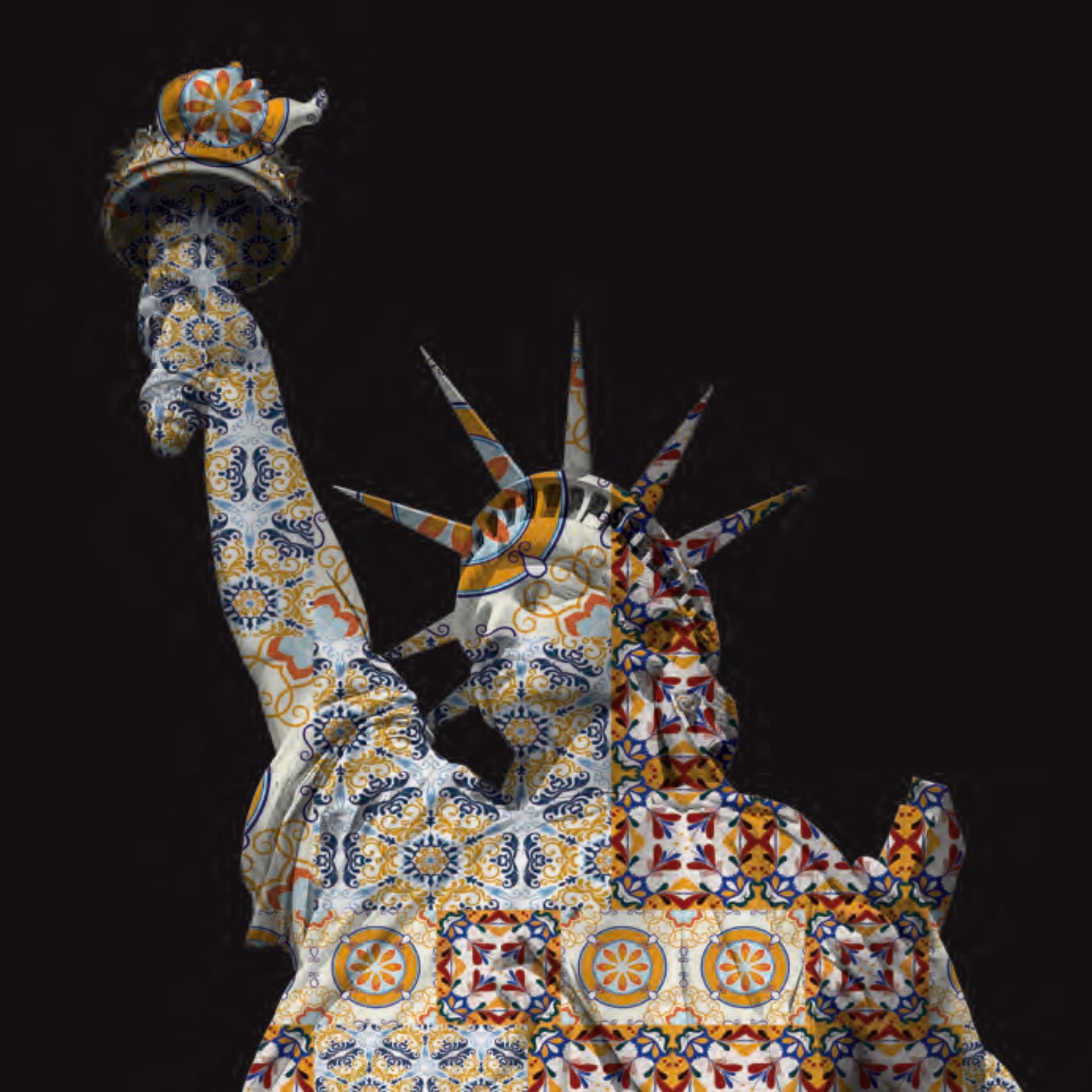 LIBERTY glass picture