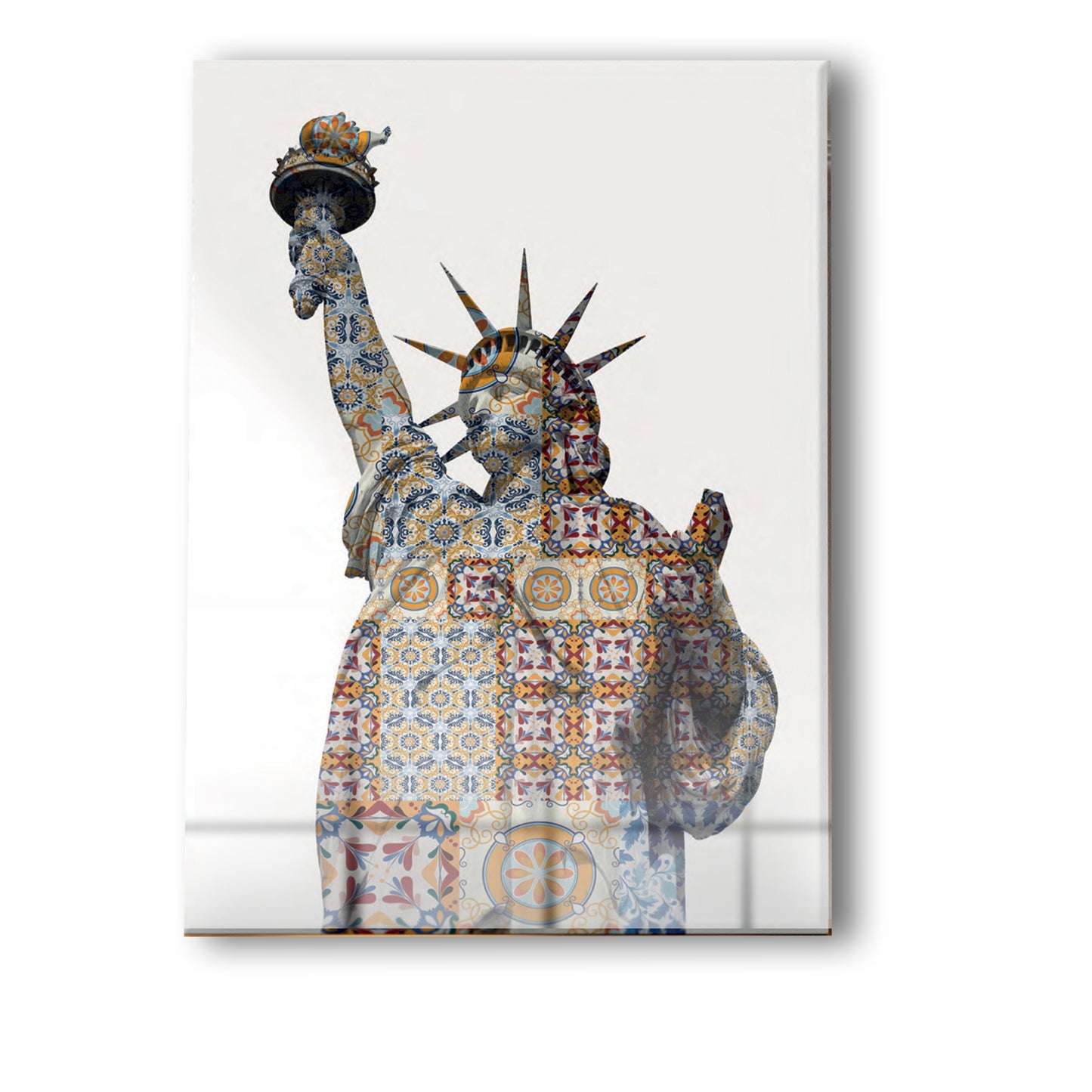 LIBERTY glass picture