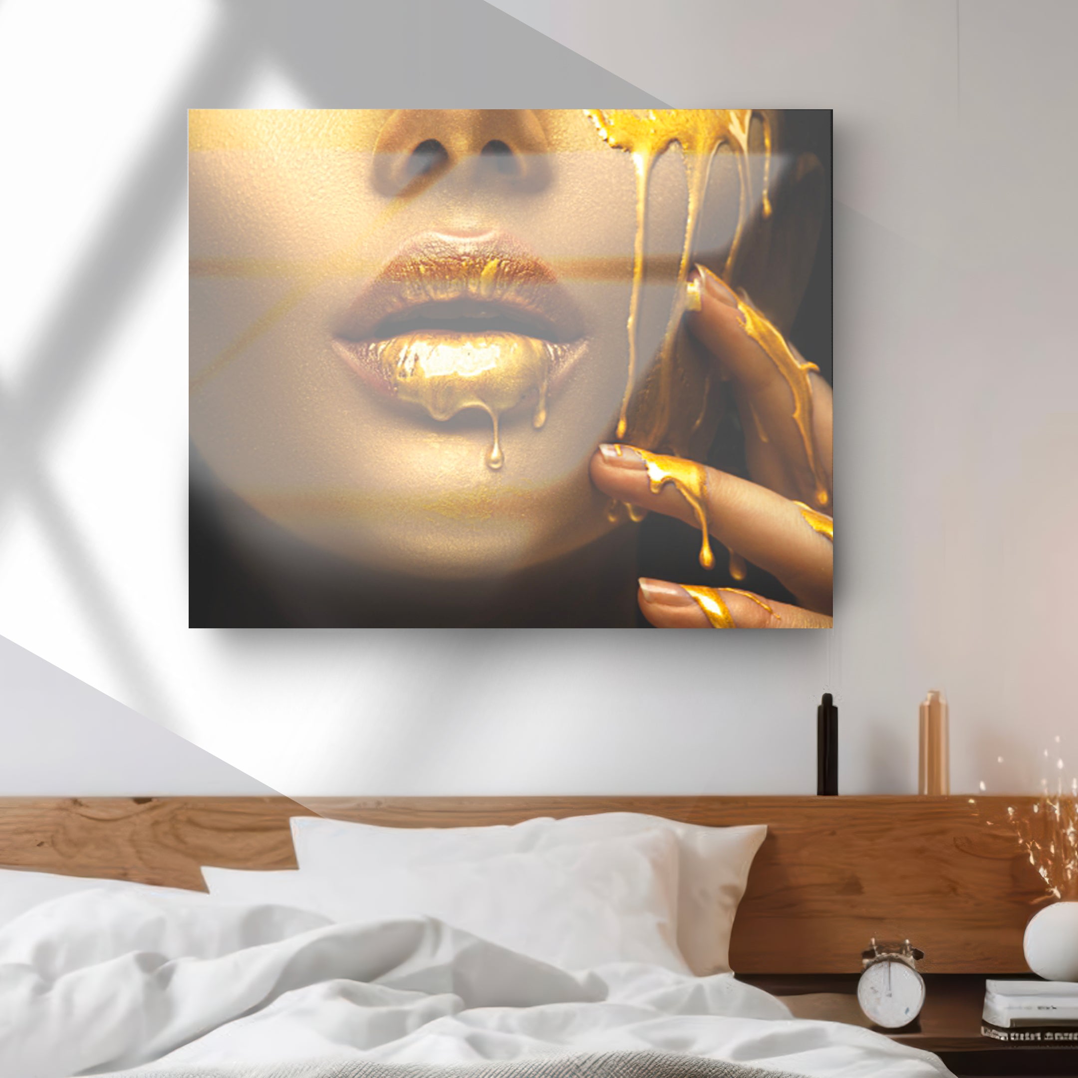 Quadro in vetro GOLDEN CRY