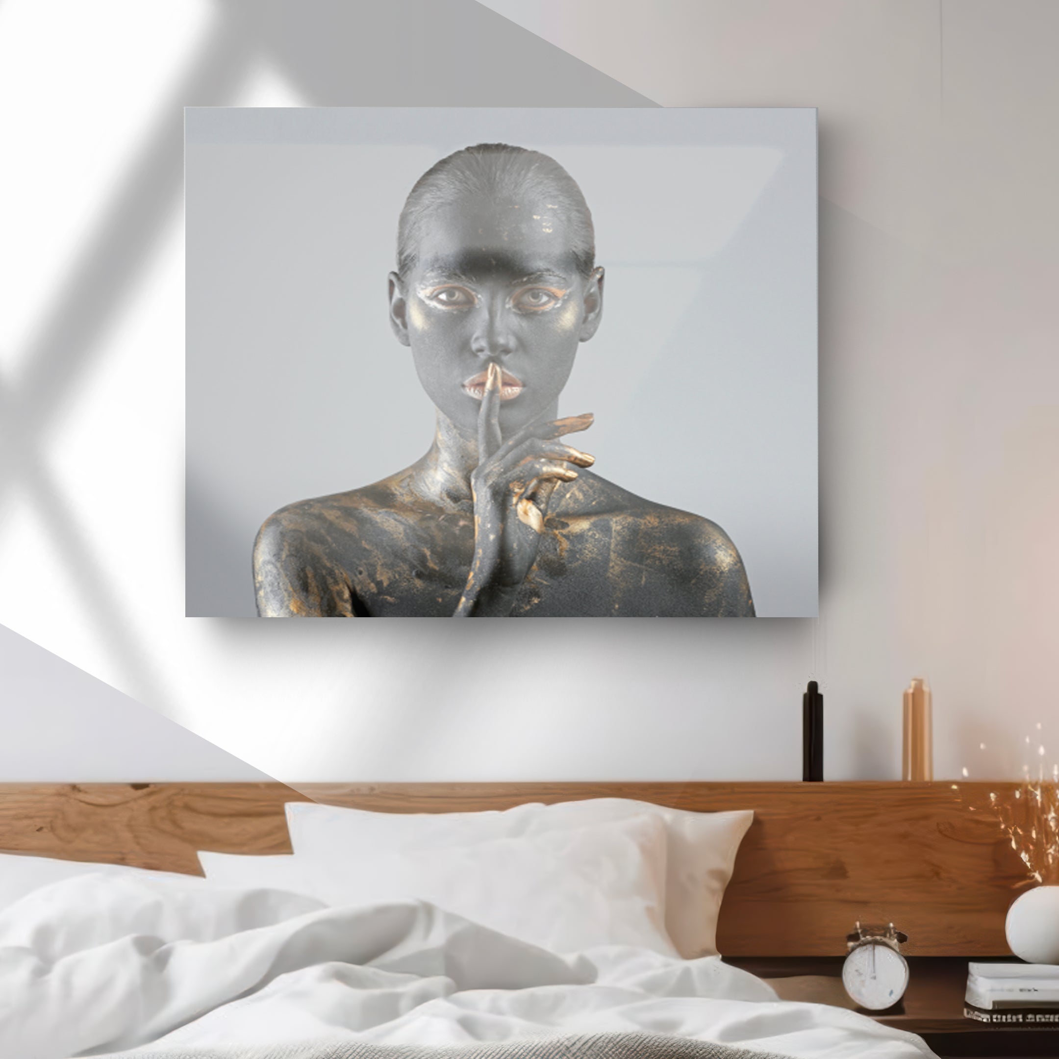 Quadro in vetro SILENCE