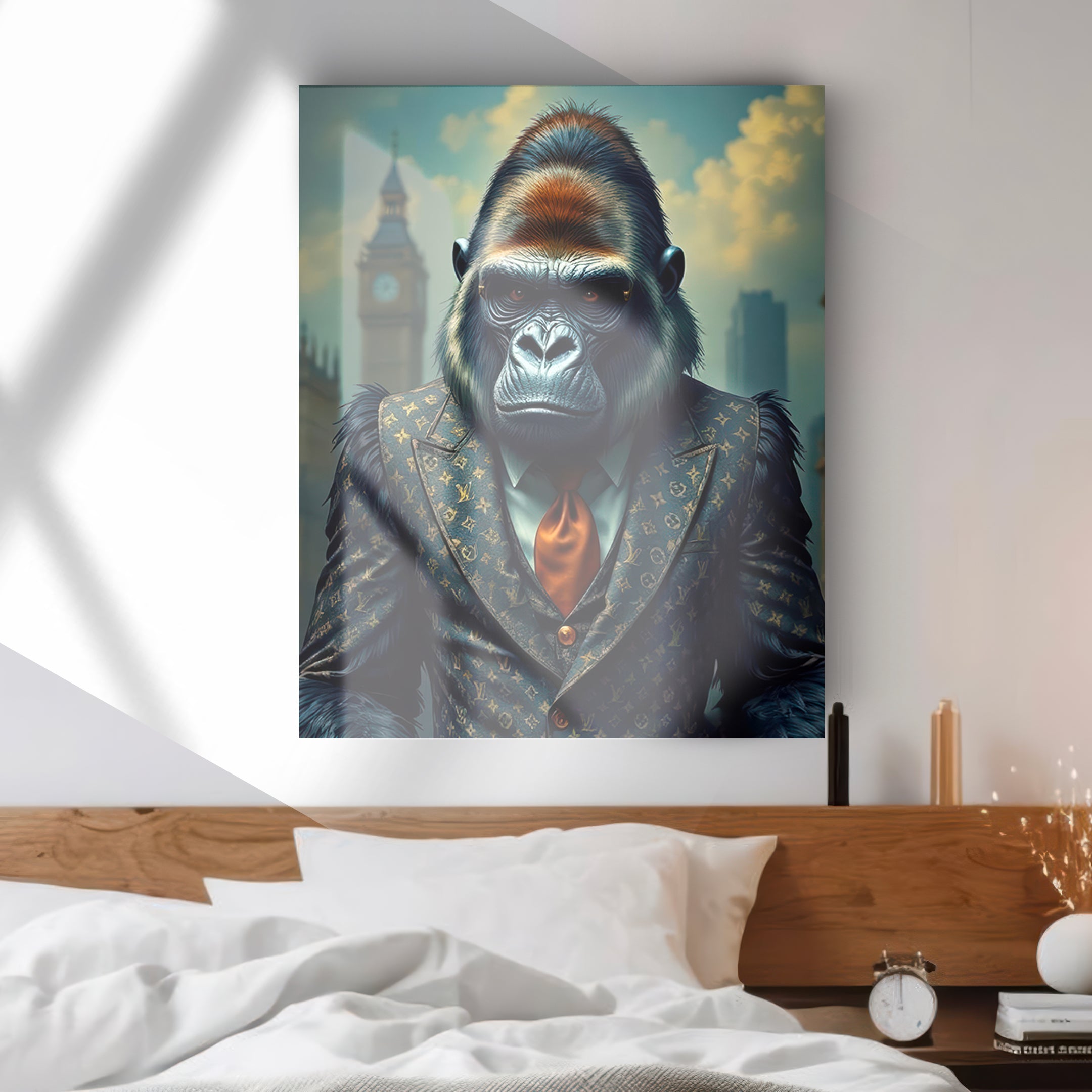 Quadro in vetro GORILLA SUITS