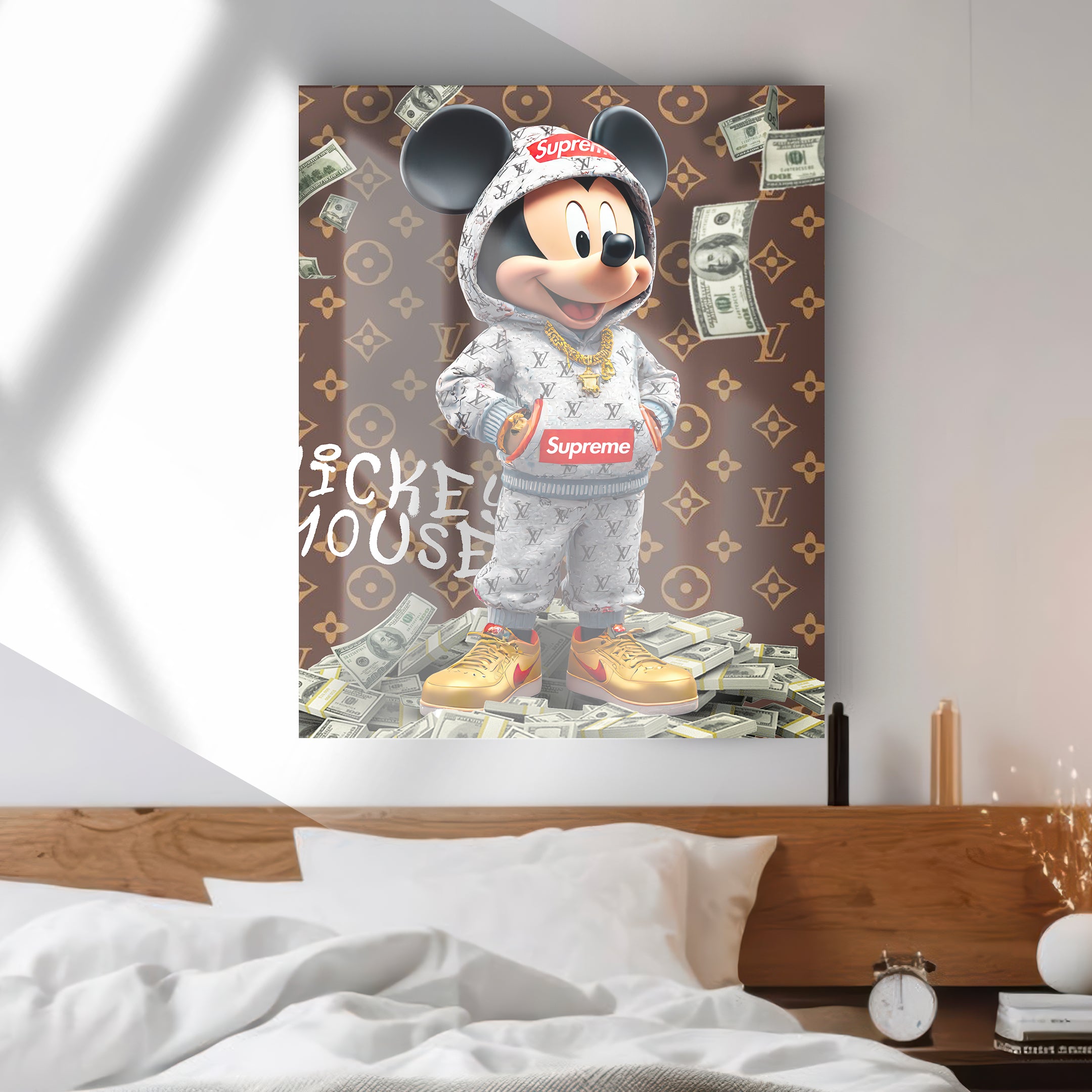 Quadro in vetro MICKY LV MOUSE