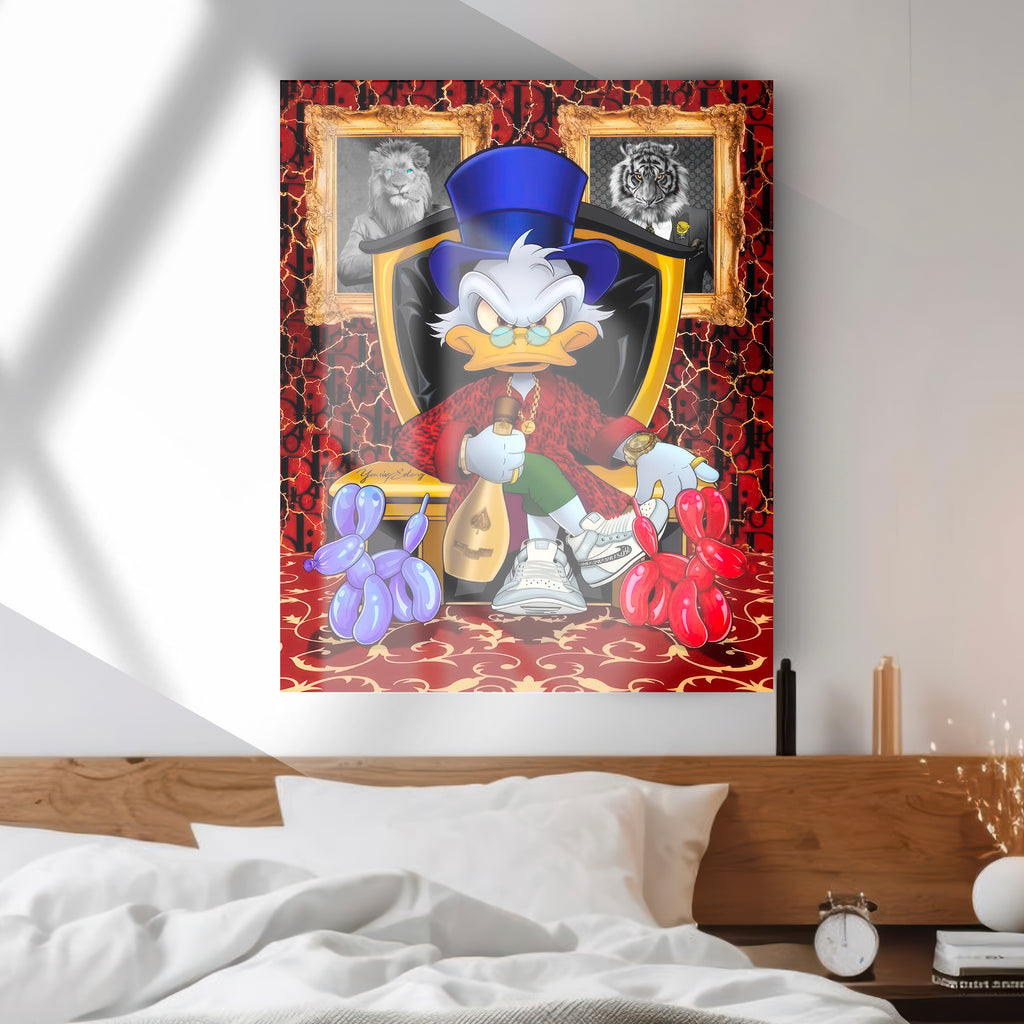 Tableau en verre Scrooge