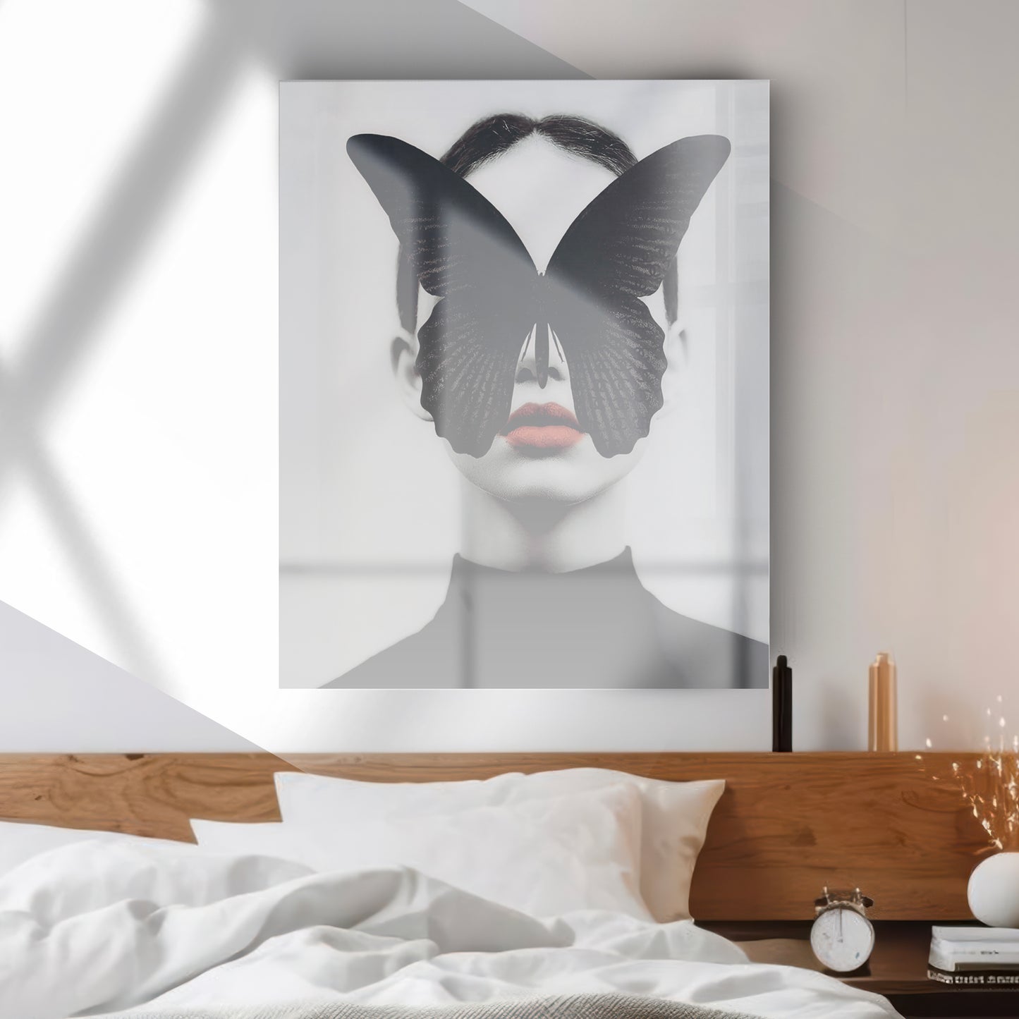 BUTTERFLY glass picture