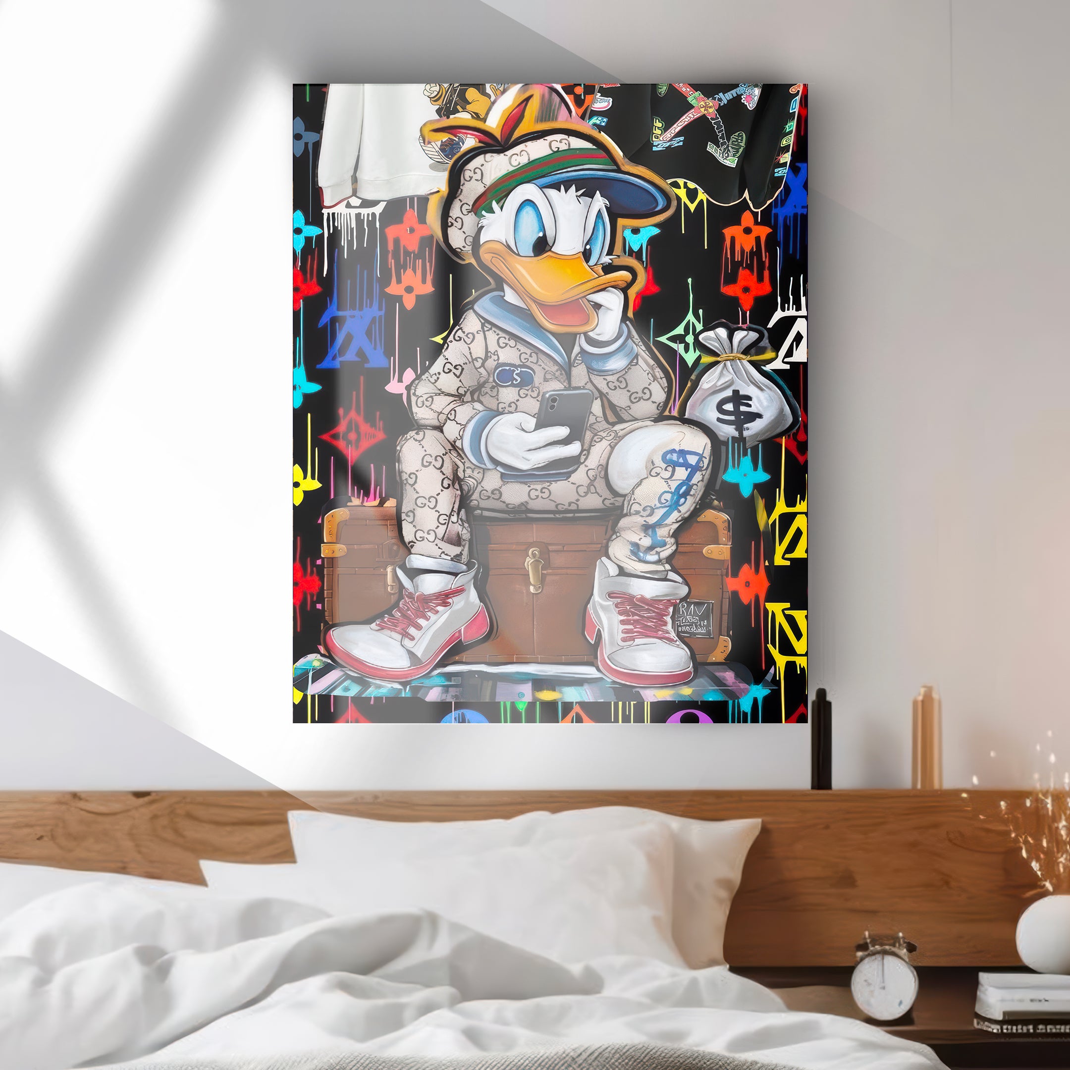 Quadro in vetro PAPERINO POPART