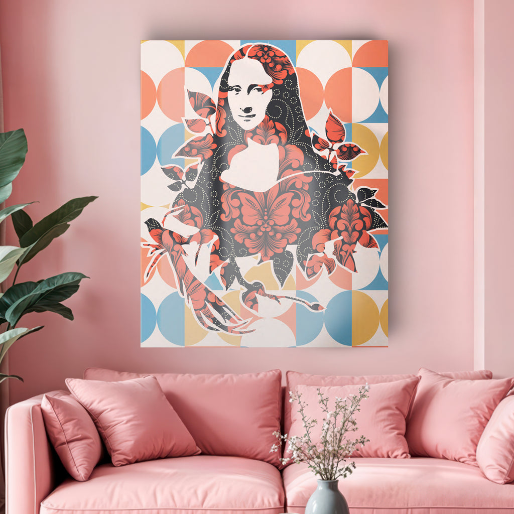 Peinture sur verre GIOCONDA