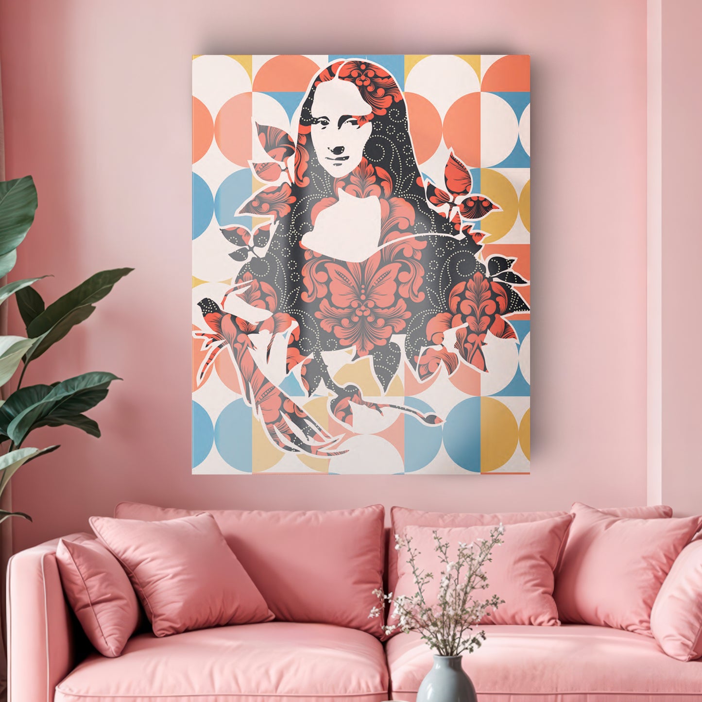 Quadro in vetro GIOCONDA