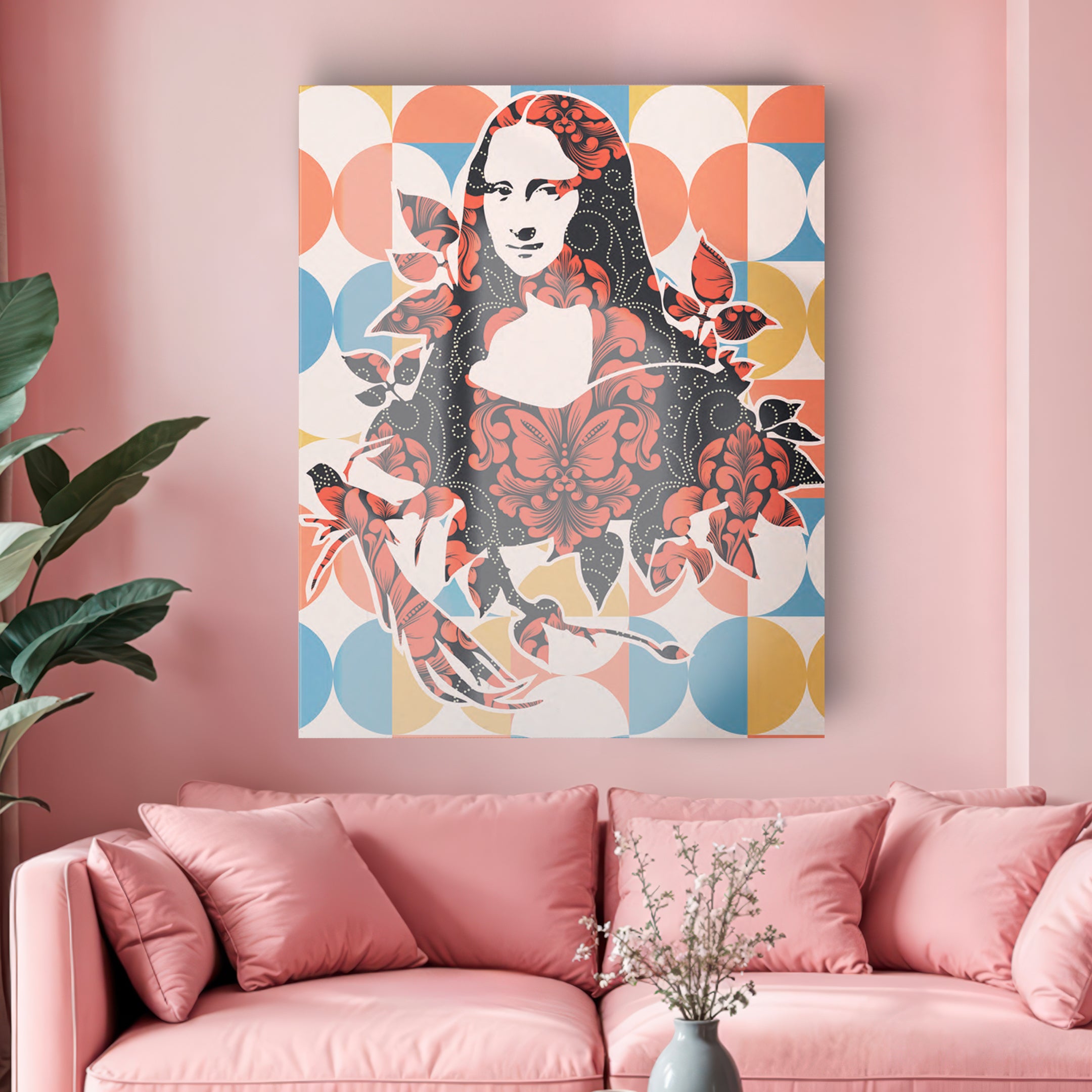 Quadro in vetro GIOCONDA