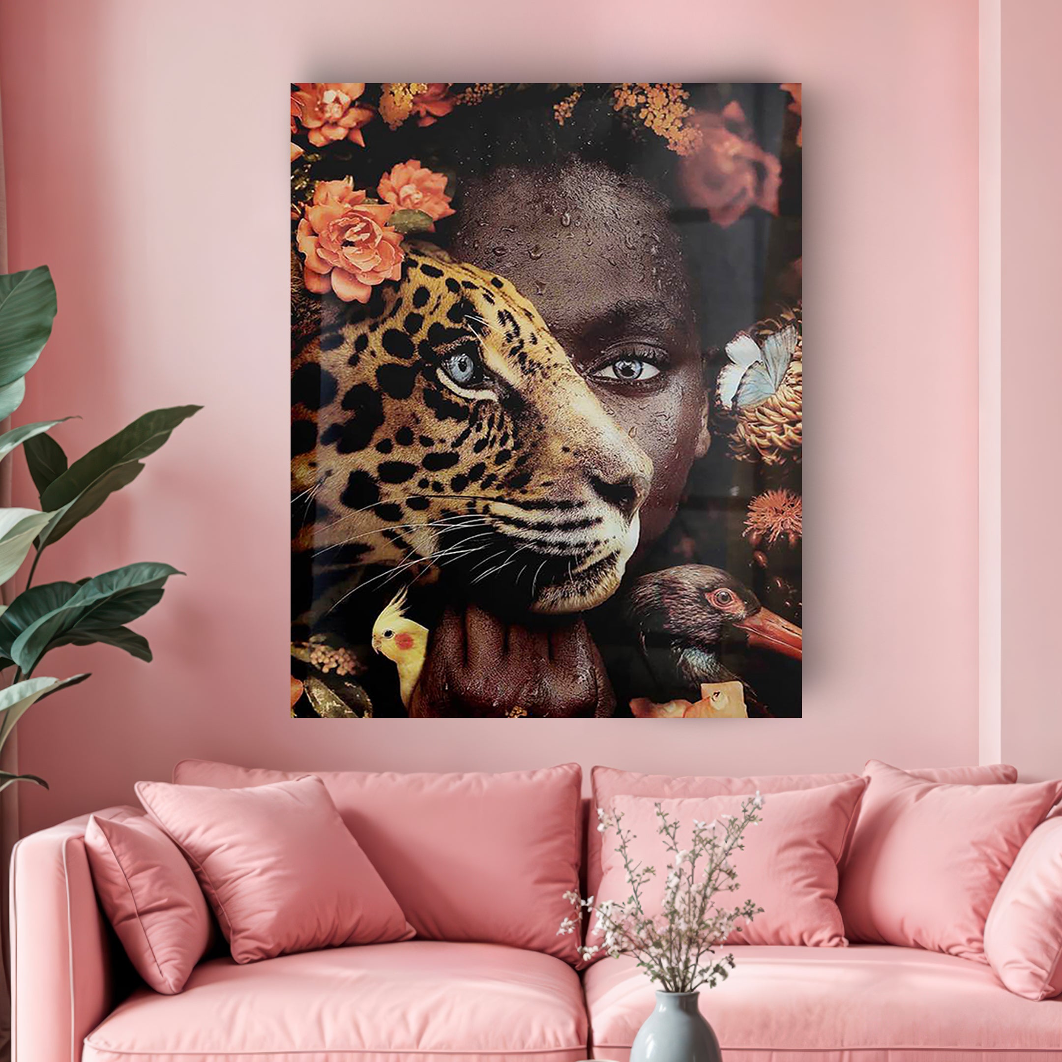 Quadro in vetro BLUEYES