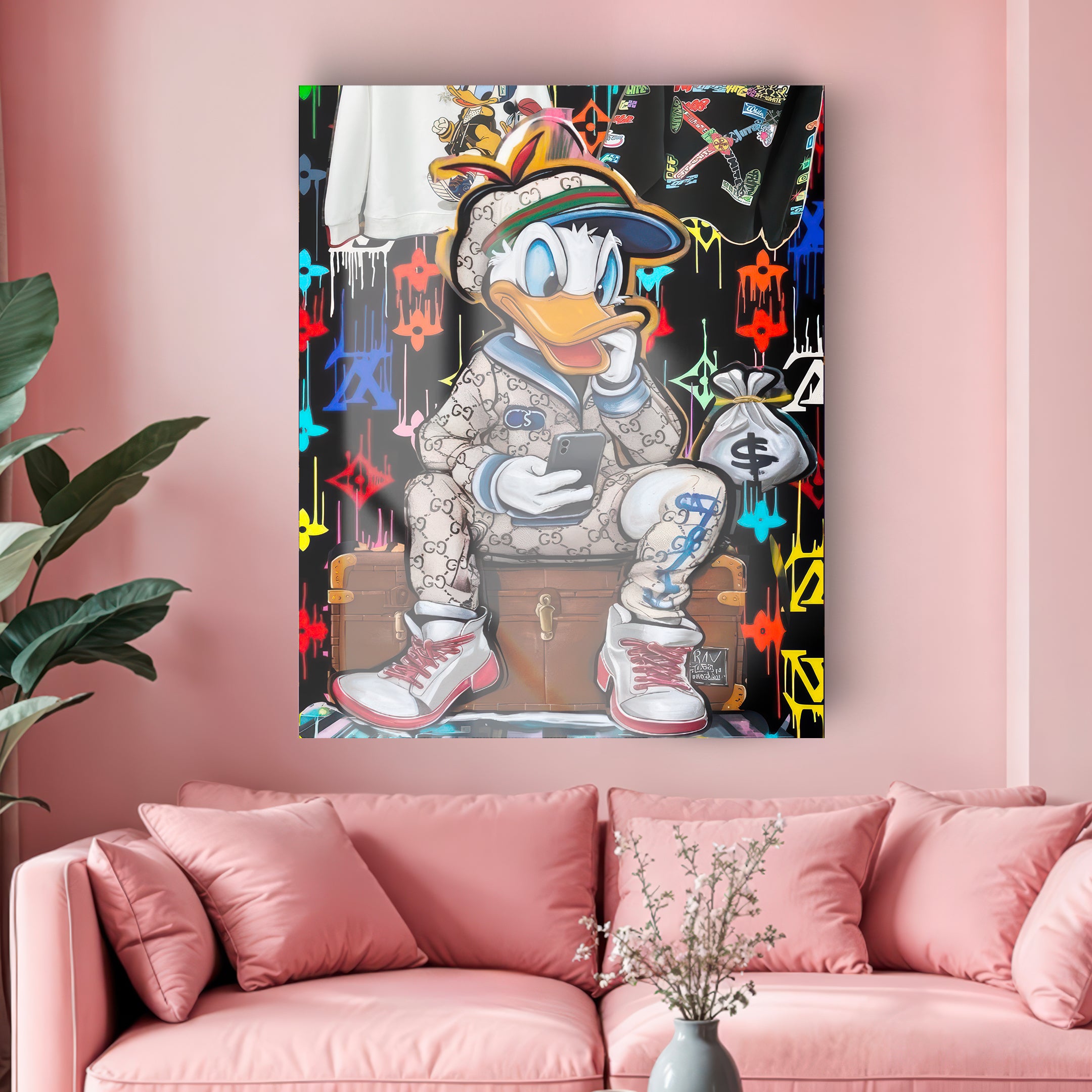 Quadro in vetro PAPERINO POPART