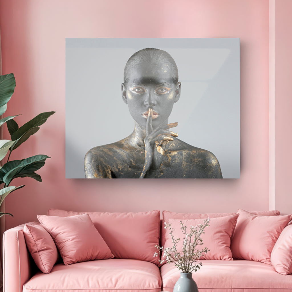Quadro in vetro SILENCE