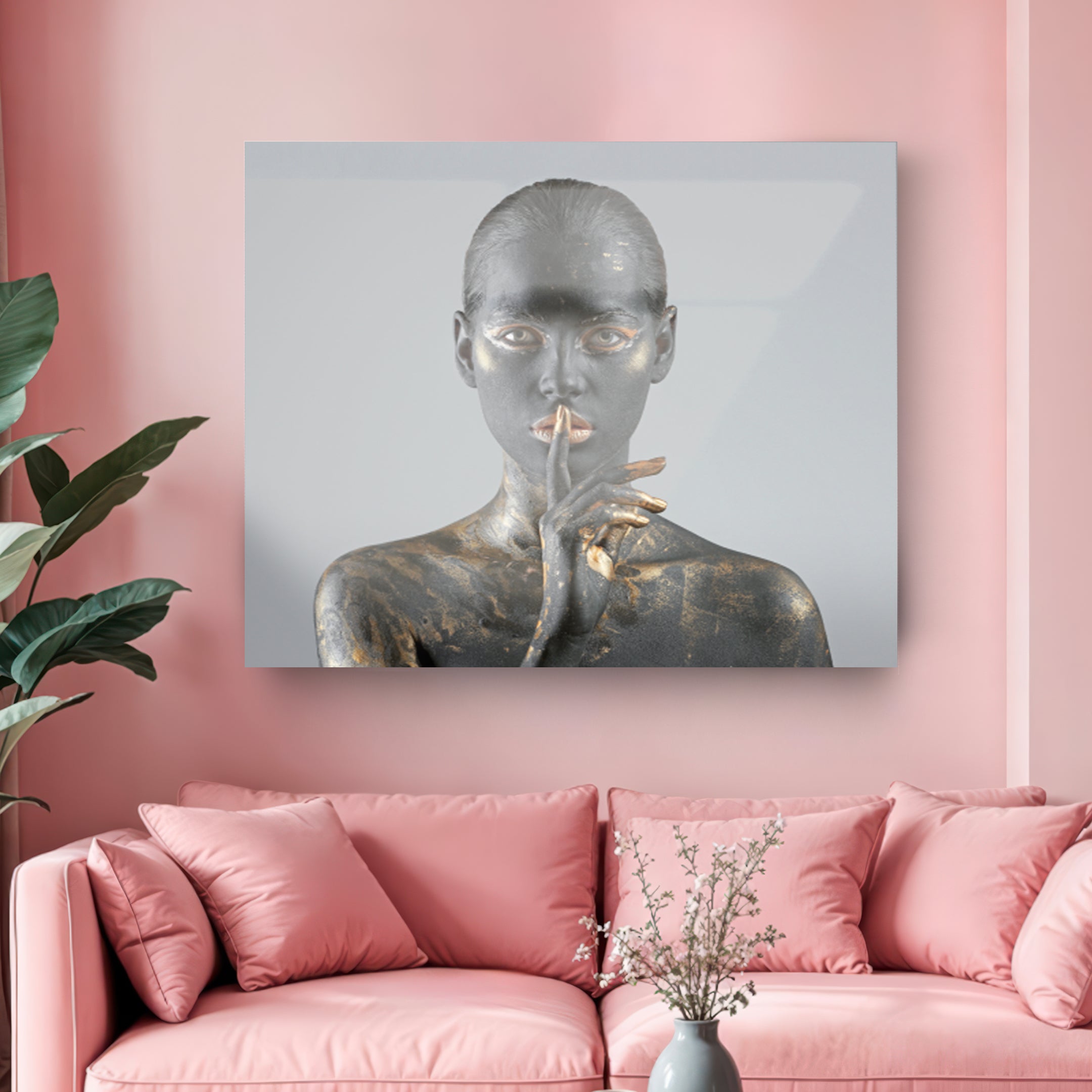 Quadro in vetro SILENCE
