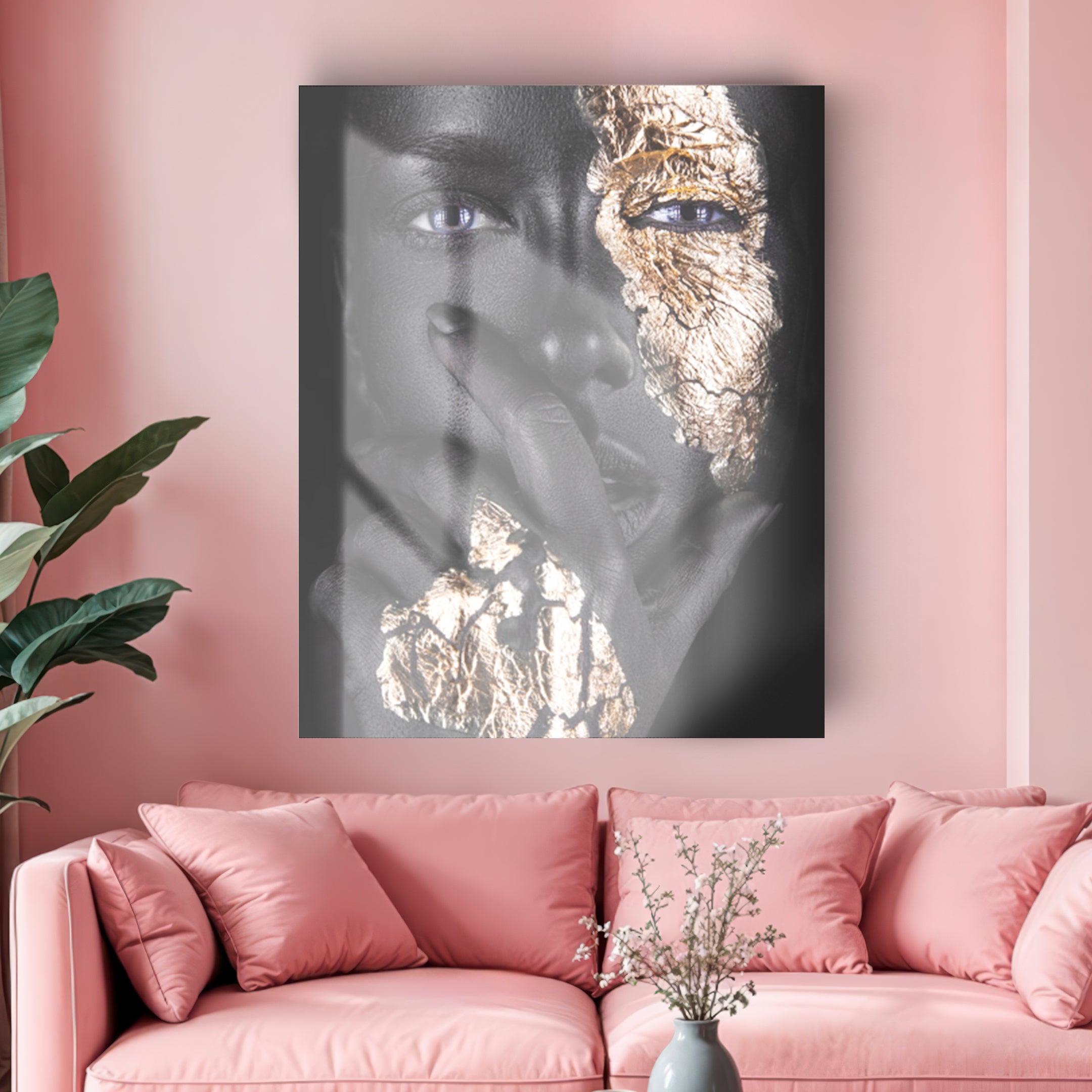 Quadro in vetro BLACK GOLD