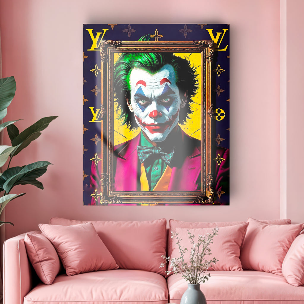 Quadro in vetro LV JOKER