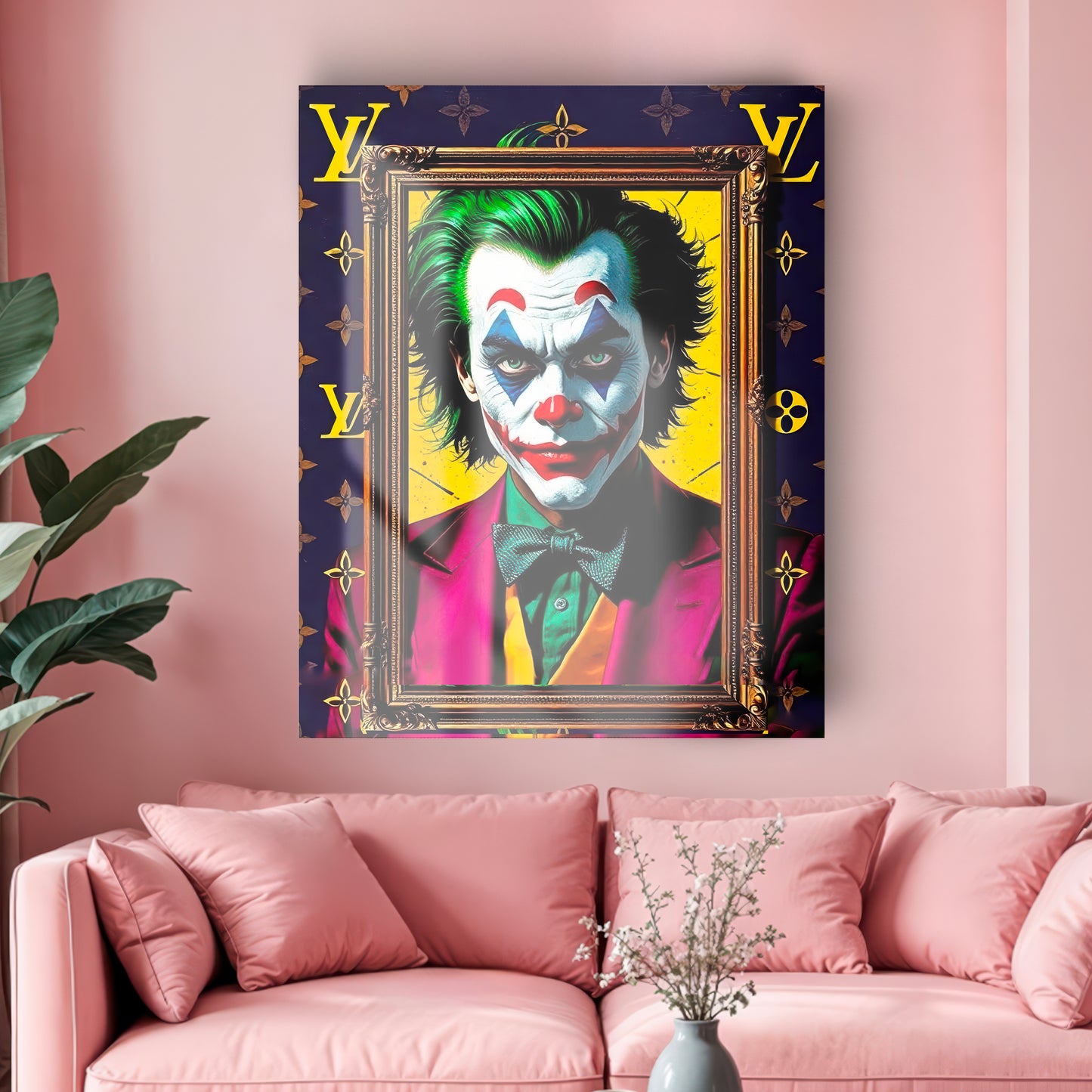 Quadro in vetro LV JOKER
