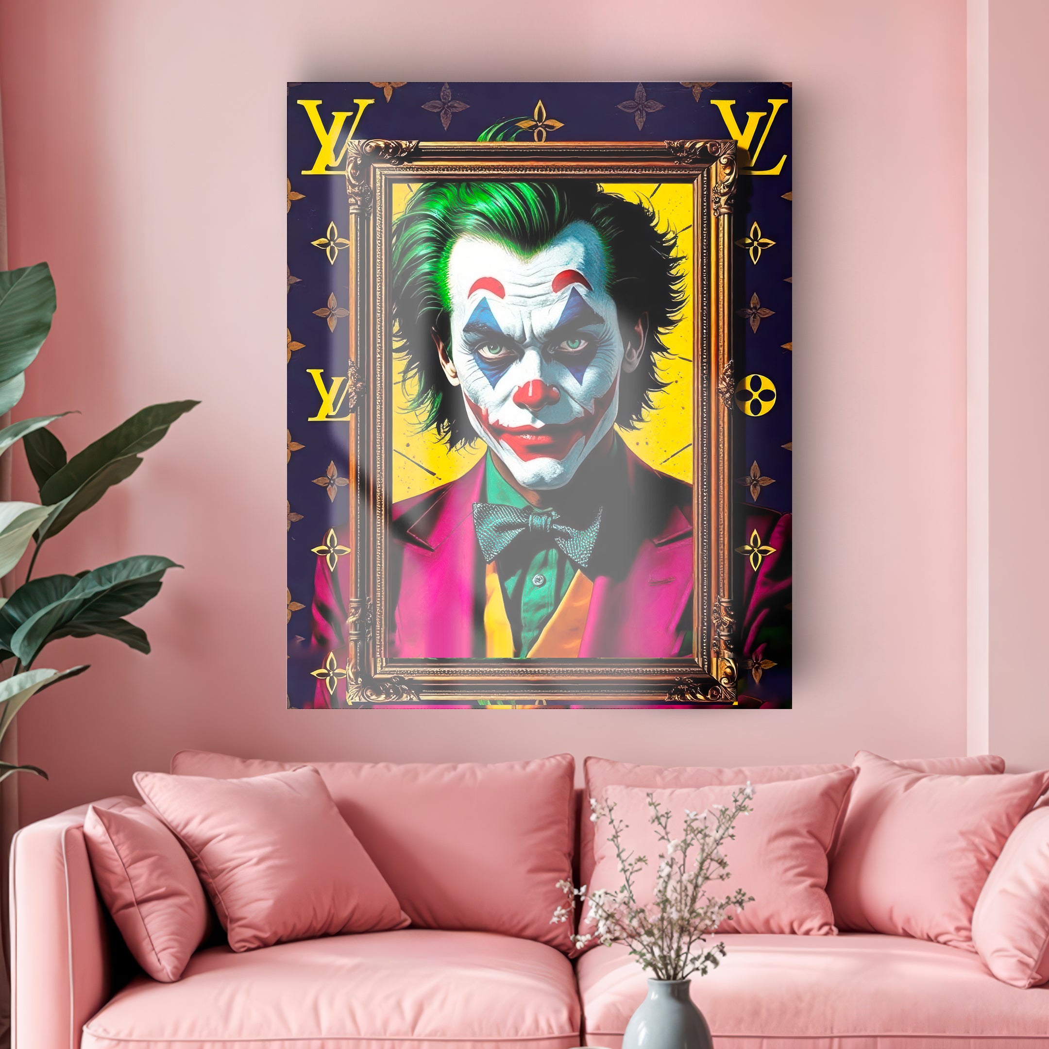 Quadro in vetro LV JOKER
