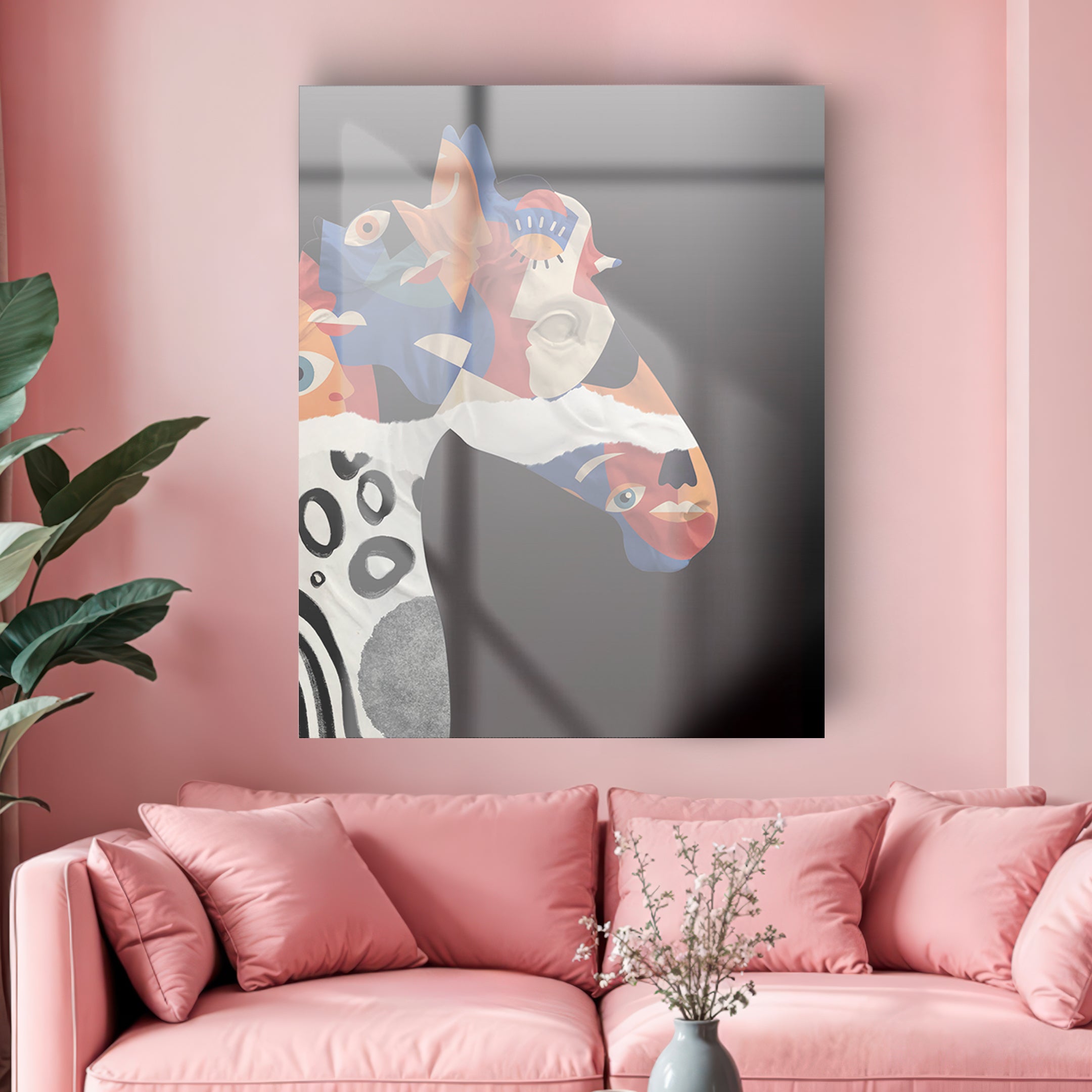 Quadro in vetro HORSE
