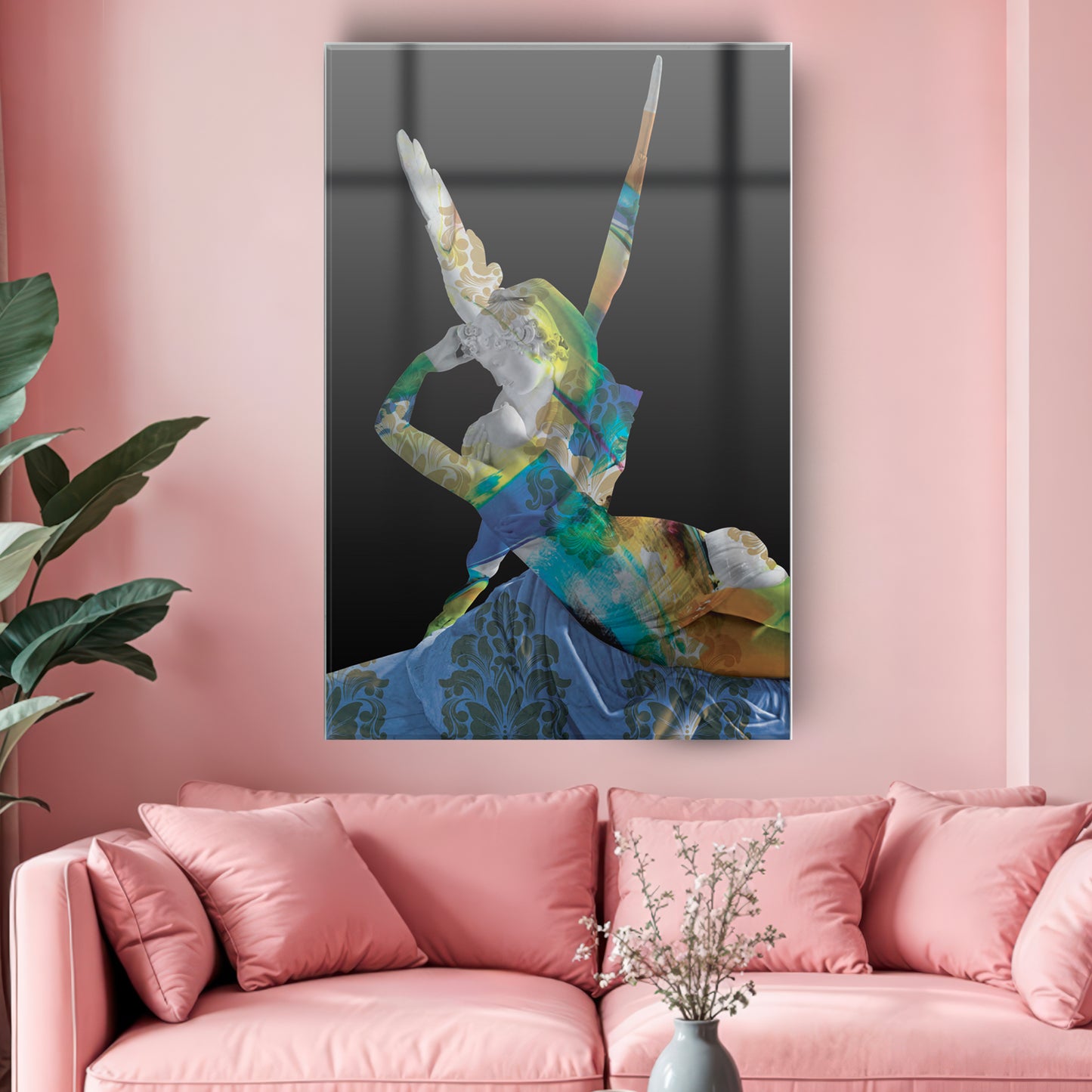 Quadro in vetro AMORE E PSICHE