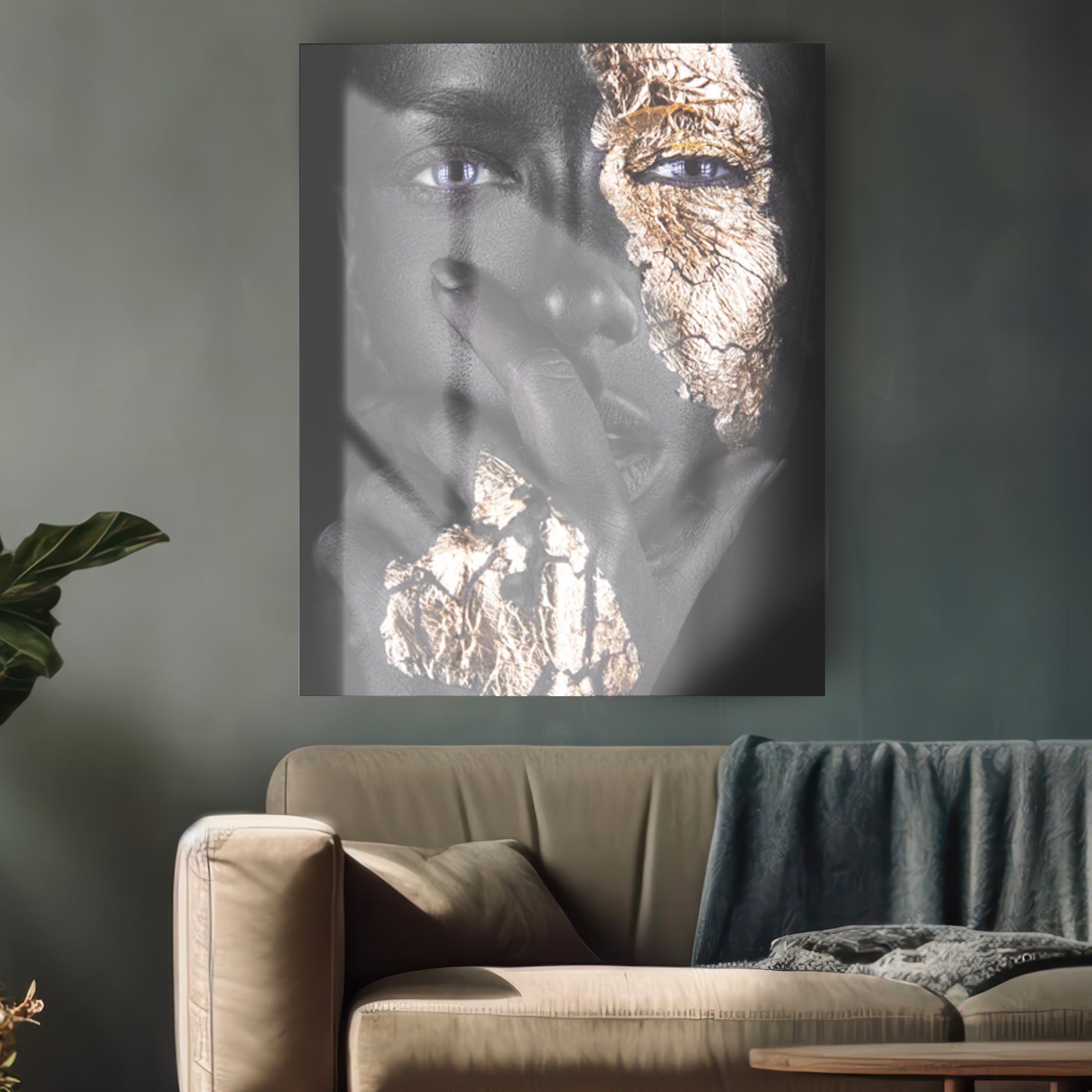Quadro in vetro BLACK GOLD